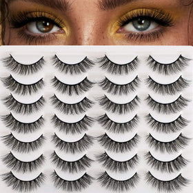 Newcally lashes on vanity with mirror conveying everyday wearable elegance