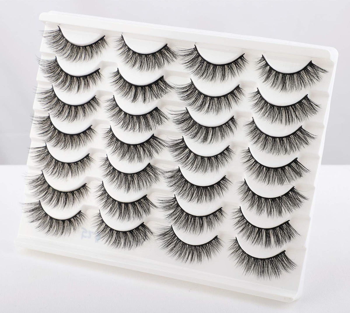 Newcally storage tray with lashes preserving shape for multiple reuses