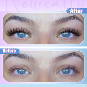 Newcally thin cotton lash band detail for comfortable fit