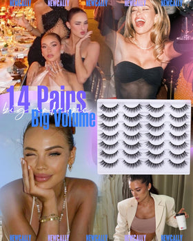 Newcally full variety layout of 14 pairs offering styling options benefit