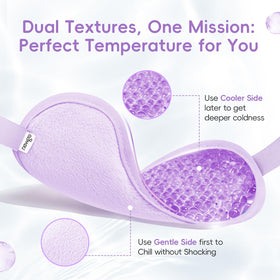 NEWGO on face in reclining position, provides calm and tension relief
