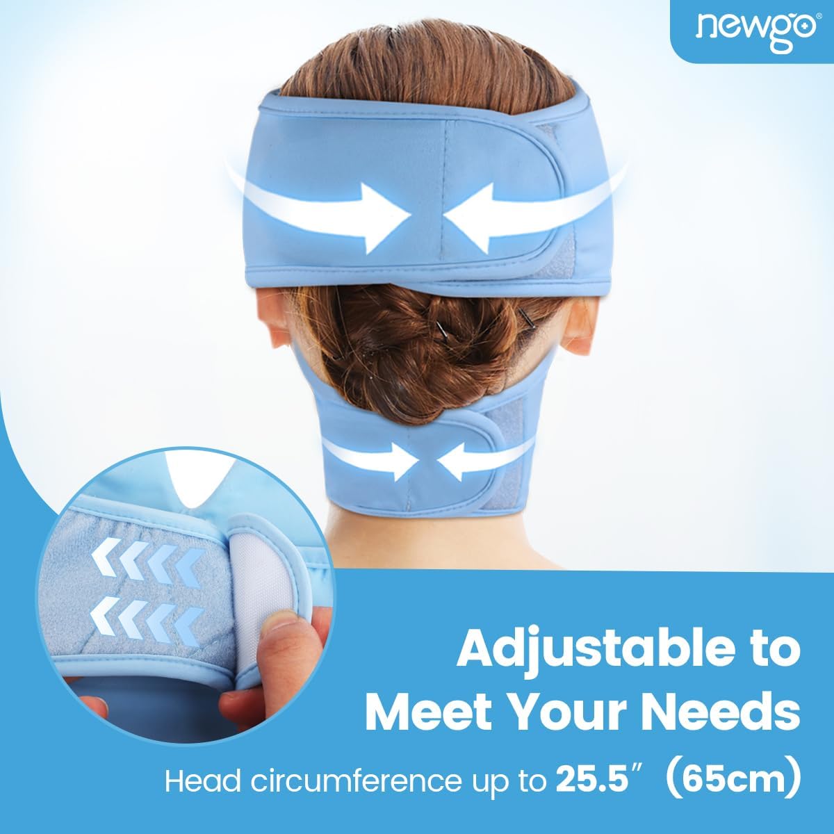 NEWGO silky fabric surface for comfortable gentle skin contact
