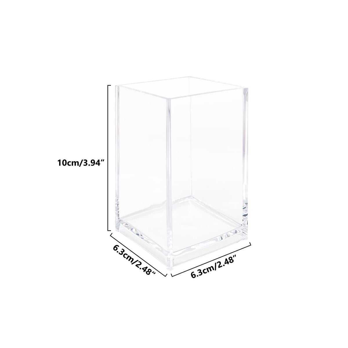 Newkita close-up of acrylic clarity and smooth edge for durable finish