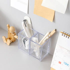 Newkita cups holding makeup brushes upright for quick access and protection