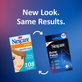 Nexcare spread of 108 patches displaying assortment and ease of use