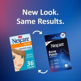 Nexcare product label and contents detail highlighting usage instructions