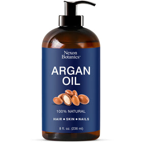 Nexon Botanics front bottle showing label and 8 fl oz size, clear product benefit