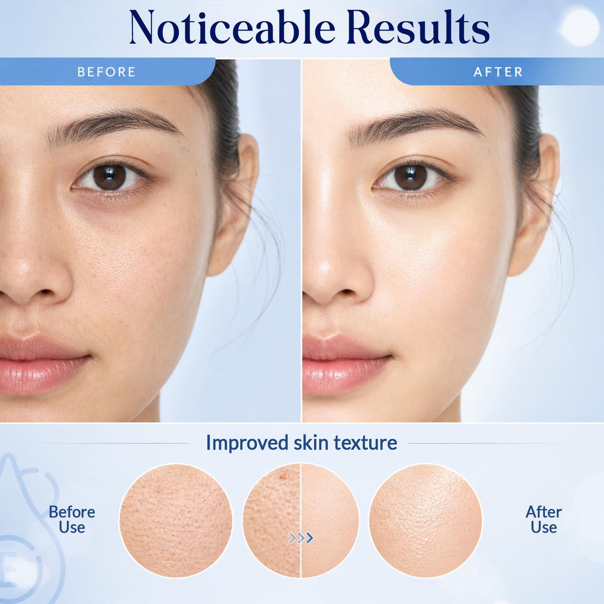 Nexon Botanics ingredient bottles of argan, jojoba, rosehip highlighting natural sources
