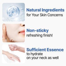 NEXTBEAU essence droplets on skin highlighting lightweight absorption