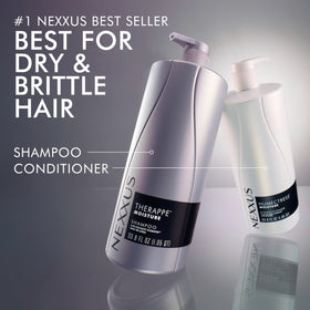 Nexxus after use smooth hair in lifestyle setting shows manageability