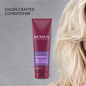 Nexxus before and after tone comparison boosting cool shine