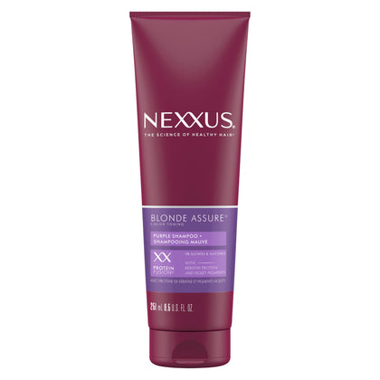 Nexxus bottle front packaging showing product name and benefits