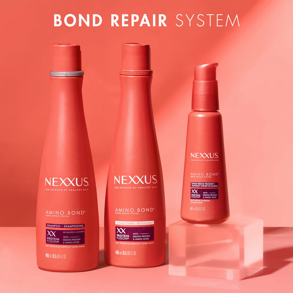 Nexxus texture close-up dispensing serum for lightweight repair