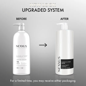Nexxus close-up of creamy conditioner texture showing rich hydration and slip