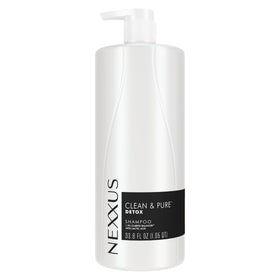 Nexxus front bottle showing label and large 33.8 oz size for long-lasting use