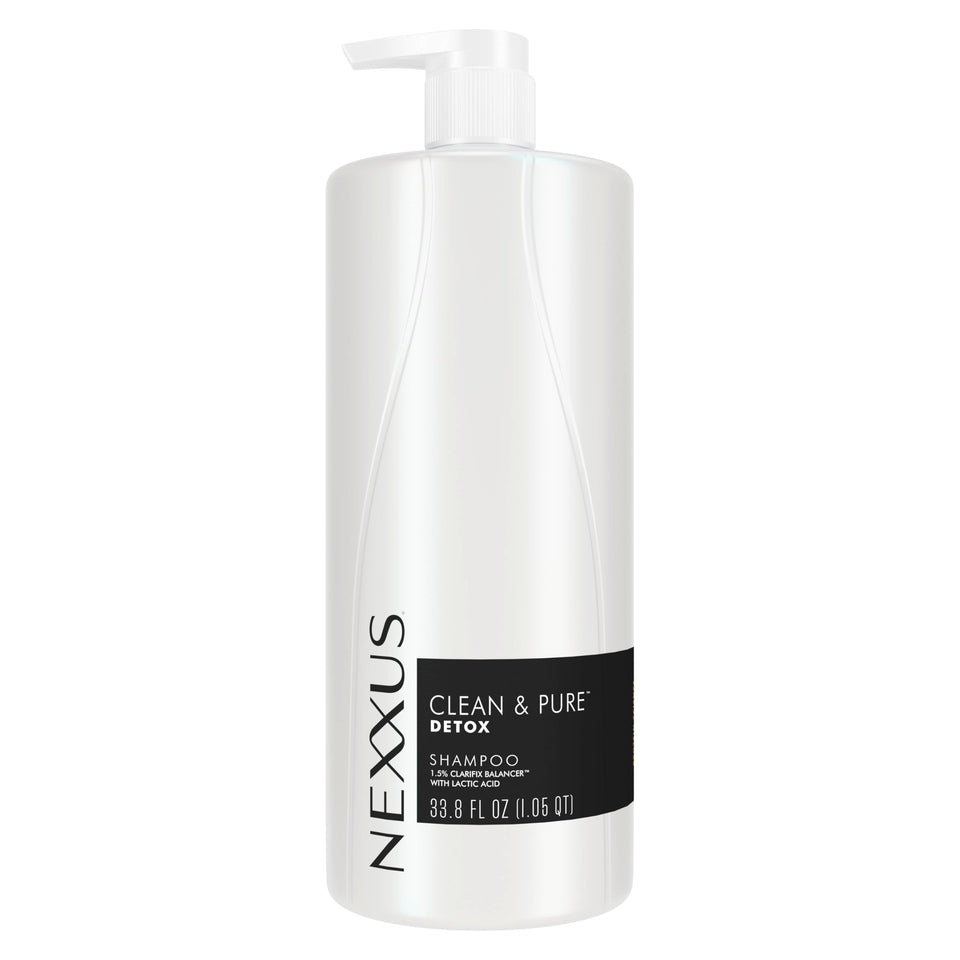 Nexxus front bottle showing label and large 33.8 oz size for long-lasting use