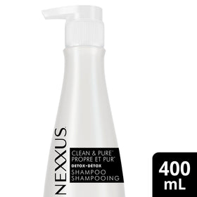 Nexxus close-up of pump and gel texture highlighting gentle cleanse