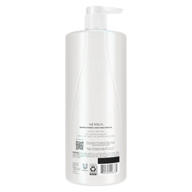 Nexxus pump dispenser close-up highlighting easy salon-style dispensing