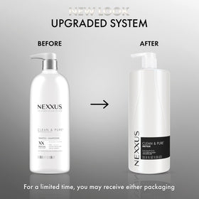 Nexxus shampoo foam texture close-up showing gentle clarifying lather