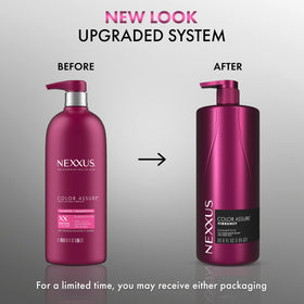 Nexxus pump dispenser detail for easy application and controlled portioning