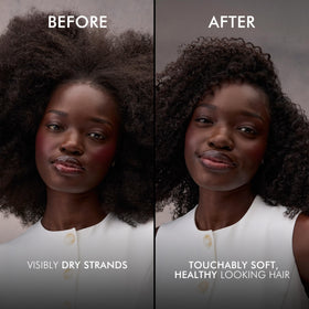 Nexxus conditioner creamy ribbon illustrating smoothing benefit