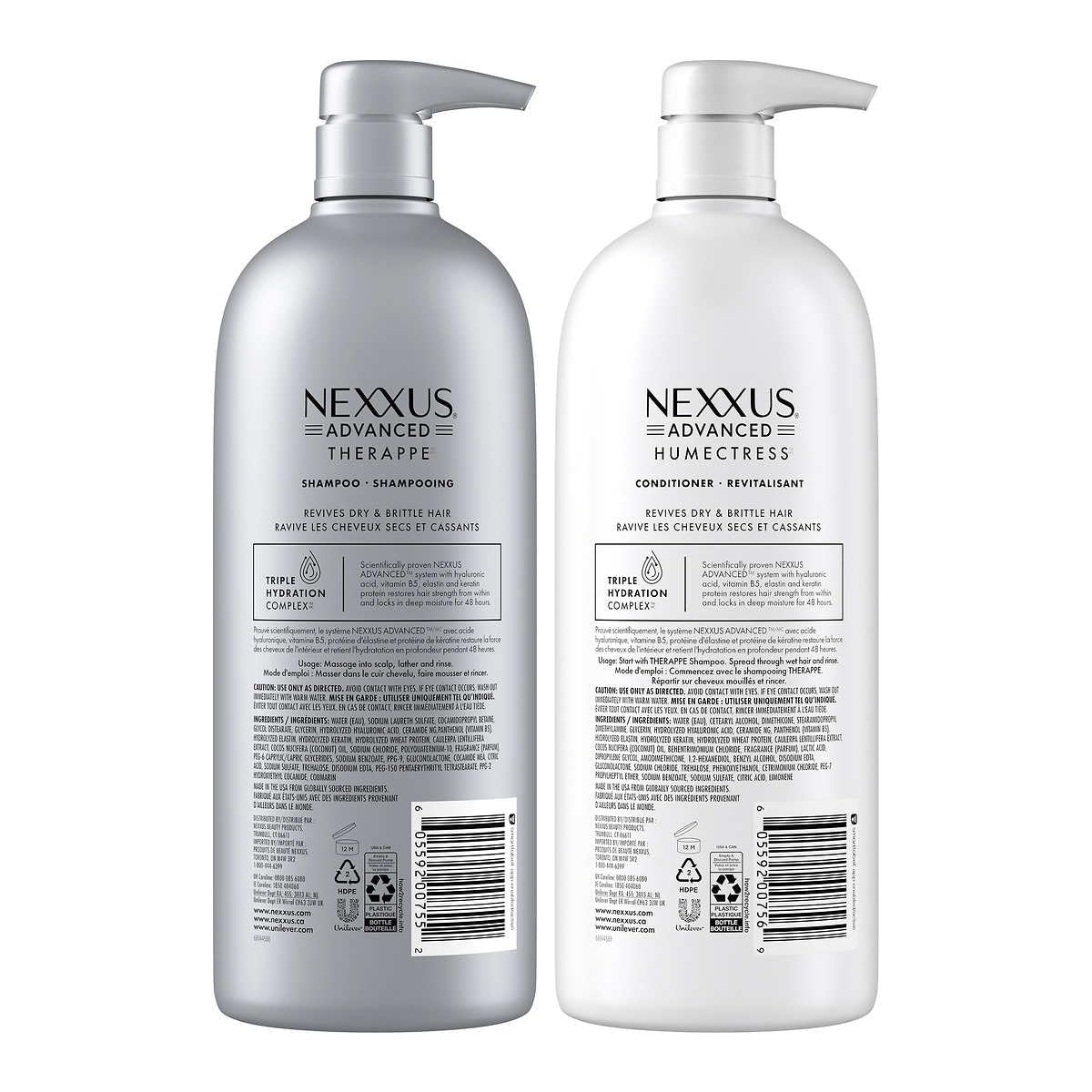 Nexxus conditioner texture close-up demonstrating rich creaminess for soft hair