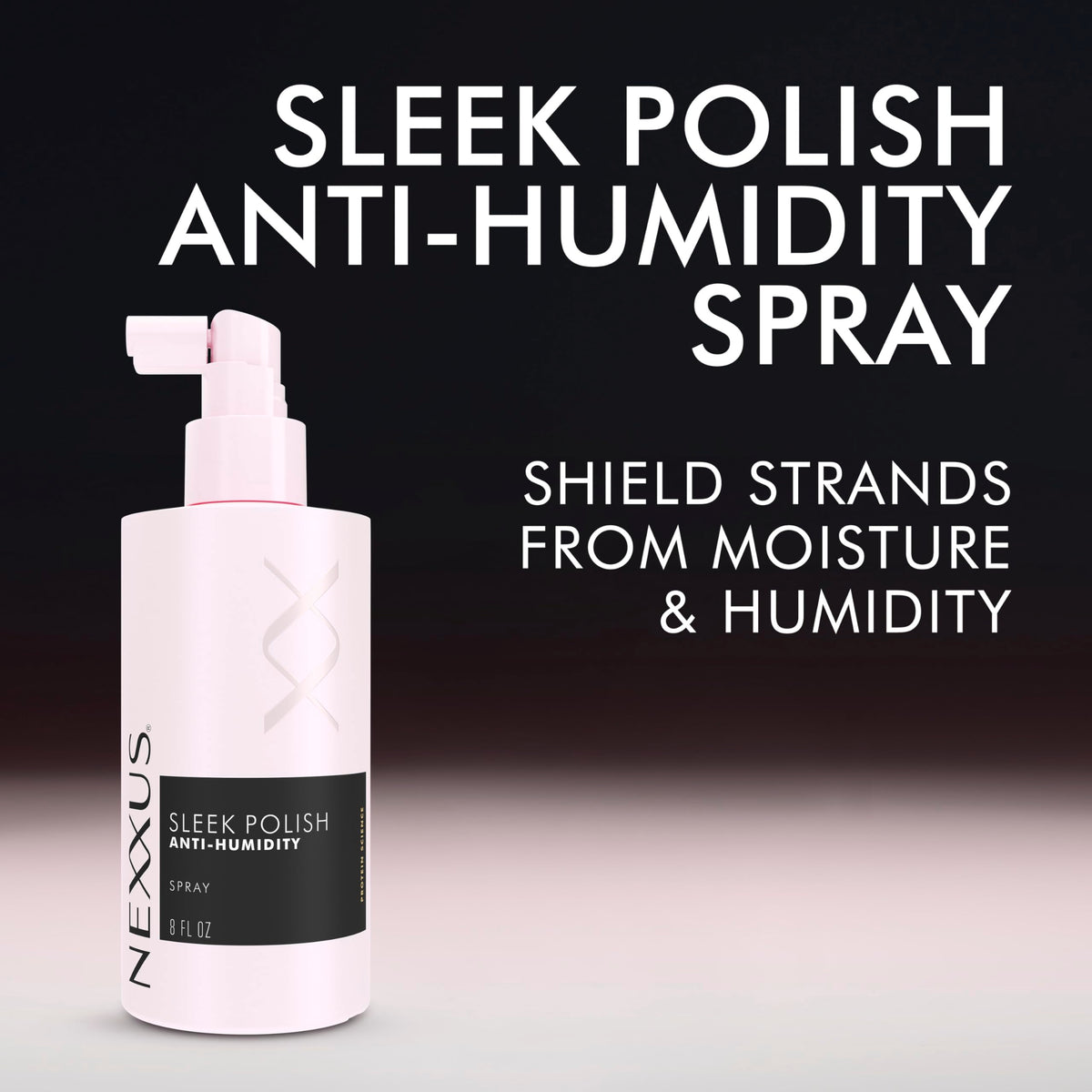 Nexxus being used with a blow dryer to protect and smooth hair