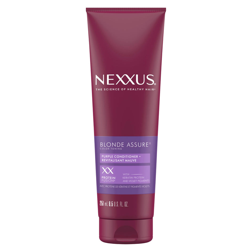Nexxus front packaging showing product and benefits