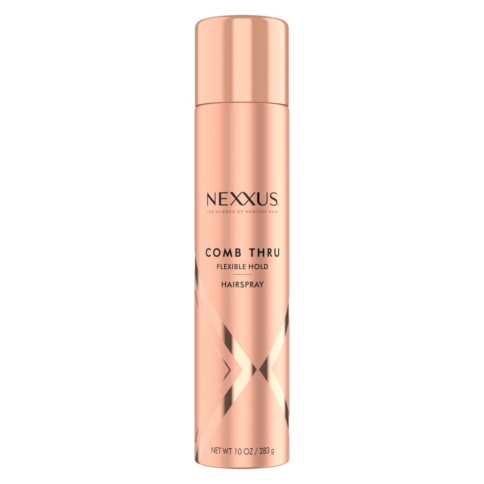 Nexxus front packaging showing two 10 oz cans and clear labeling for reliable finishing
