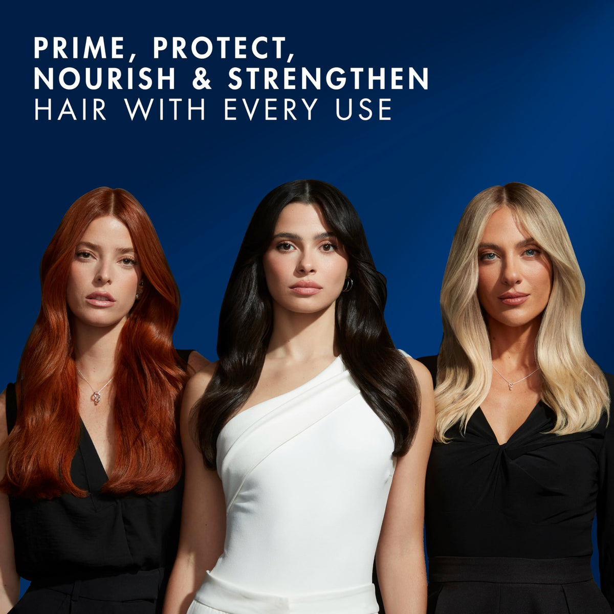 Nexxus Humectress spritz on dry hair to tame flyaways and refresh styling