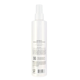 Nexxus Humectress nozzle spray action dispersing fine mist for even coverage