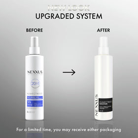 Nexxus Humectress applied to wet hair demonstrating detangling and priming benefit