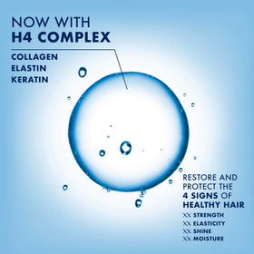 Nexxus Humectress texture closeup with droplets to show lightweight hydrating formula
