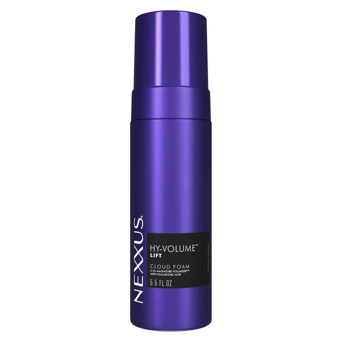 Nexxus bottle front packaging showing product and branding for shelf appeal