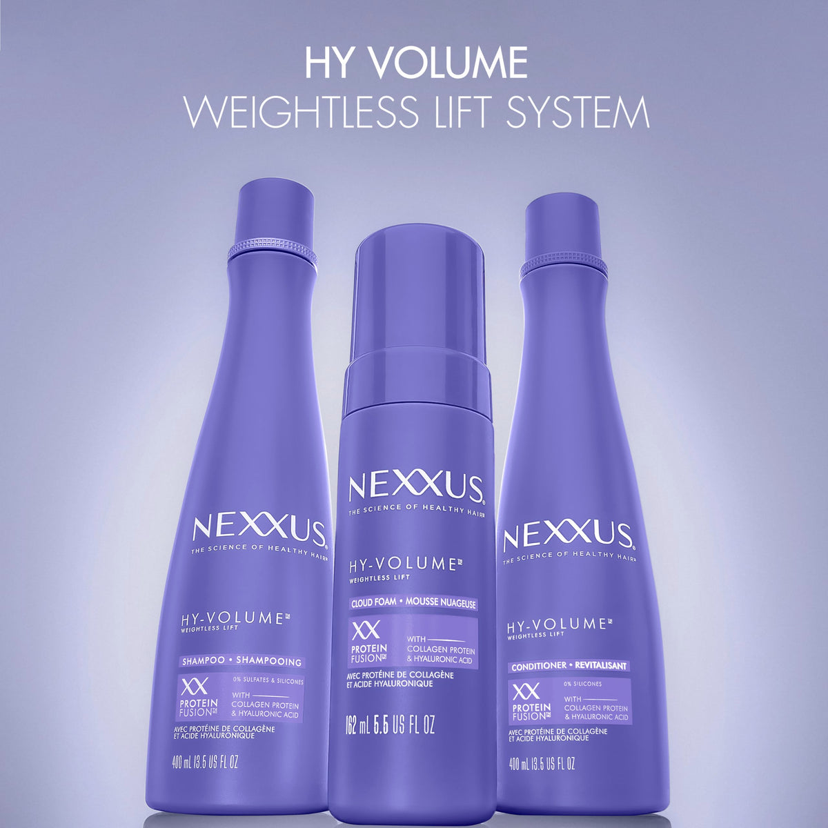 Nexxus styled hair in lifestyle setting showing natural movement and shine