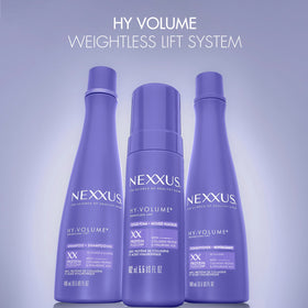 Nexxus styled hair in lifestyle setting showing natural movement and shine