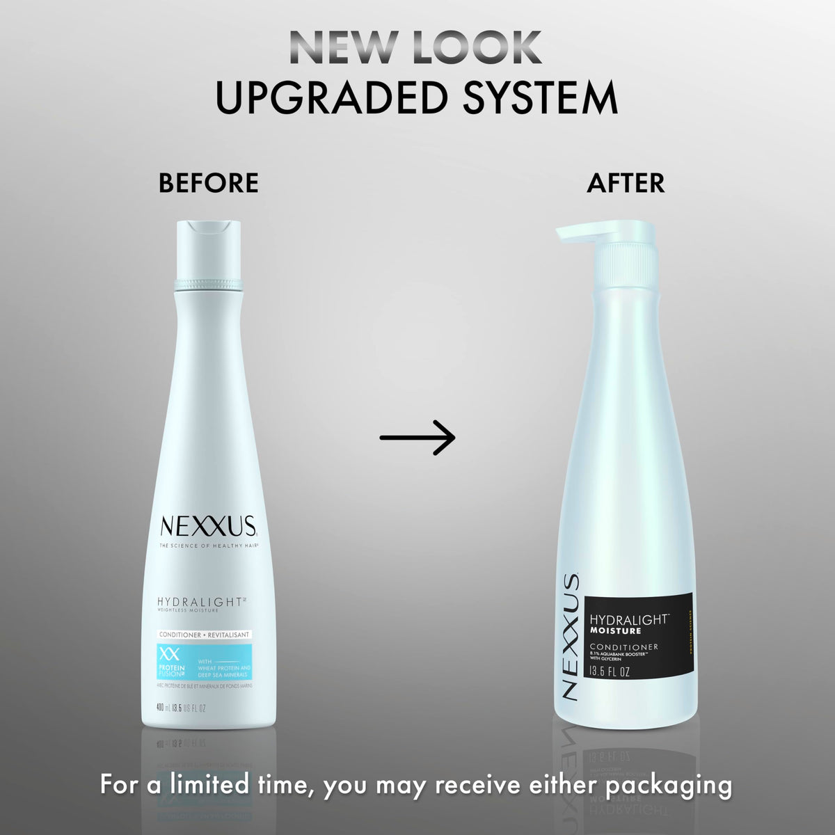 Nexxus Hydralight creamy texture on fingertips showing lightweight hydrating consistency