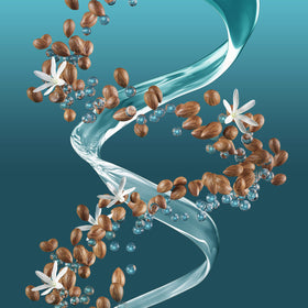 Nexxus ingredient callout highlighting Biomimetic 18-MEA restoring lipids