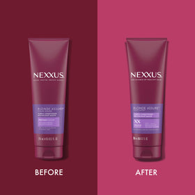 Nexxus keratin protein visual highlighting strengthening benefit