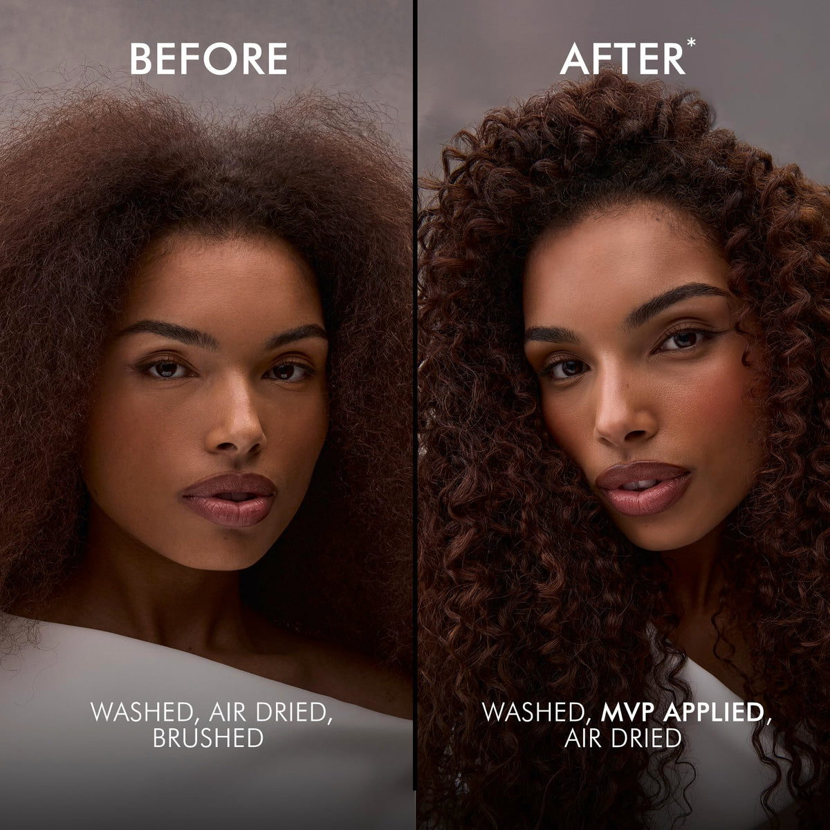 Polished after-dry style using Nexxus MVP Styler with shine