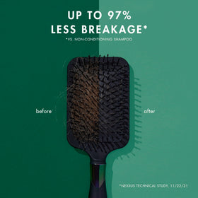 Nexxus mist texture close-up illustrating lightweight finish