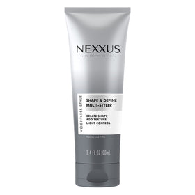 Nexxus front packaging showing product and benefit of lightweight hold