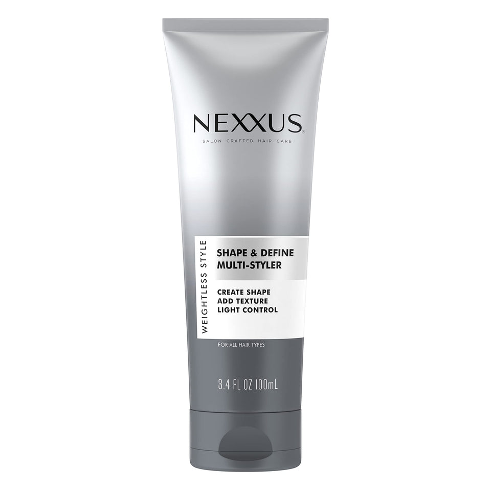Nexxus front packaging showing product and benefit of lightweight hold