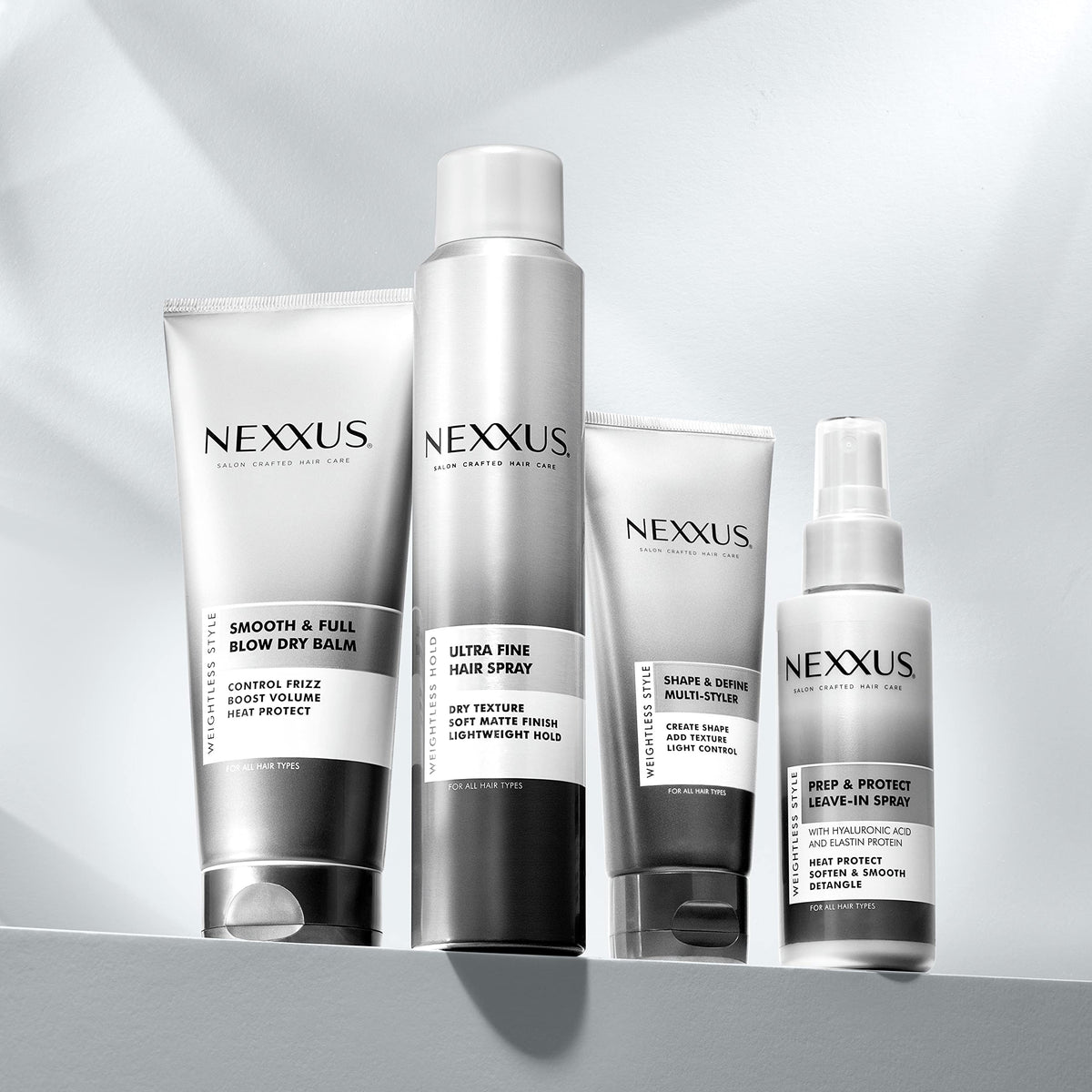 Nexxus label detail emphasizing PROTEINLOCK and protective benefits