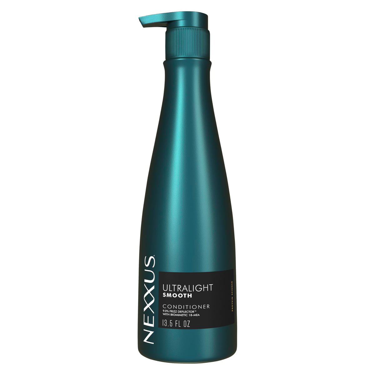 Nexxus bottle front label showing product and smoothing benefits