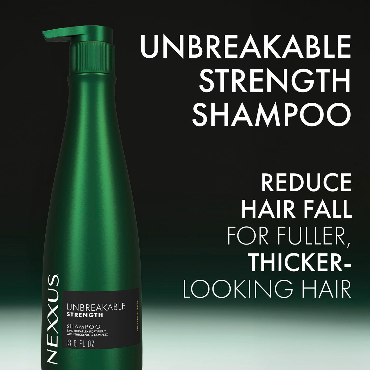 in-shower image of Nexxus shampoo lather creating gentle, volumizing cleanse
