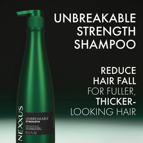 in-shower image of Nexxus shampoo lather creating gentle, volumizing cleanse