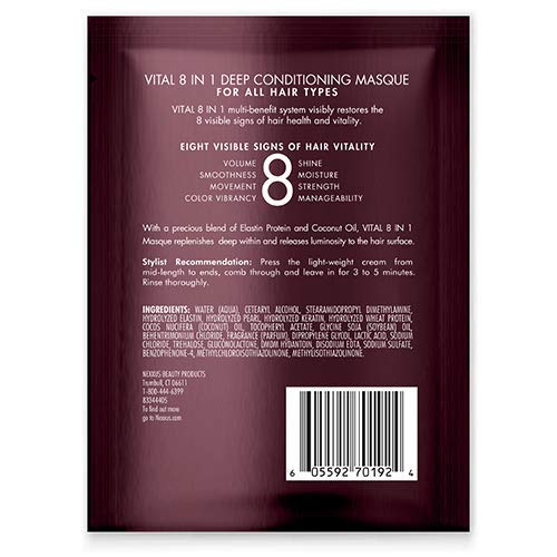 Nexxus Vitall cream texture scooped to show richness and moisturizing benefit