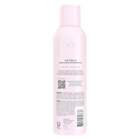 Nexxus aerosol spray in action delivering fine mist for quick refresh