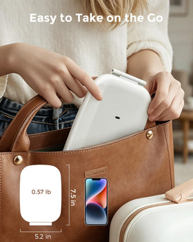 NEZZOE inside a travel bag demonstrating portability and convenient packing benefit